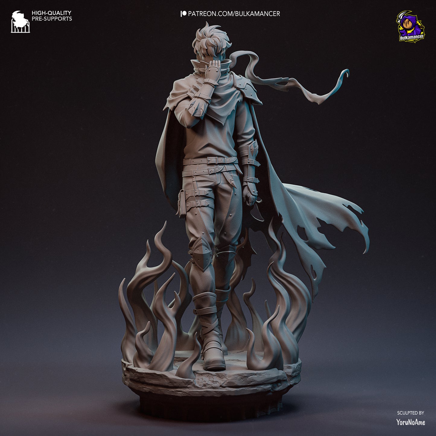 Sung Jin-Woo | 11-Inch Resin Model Kit | DIY Solo Leveling Hunter Extraordinaire