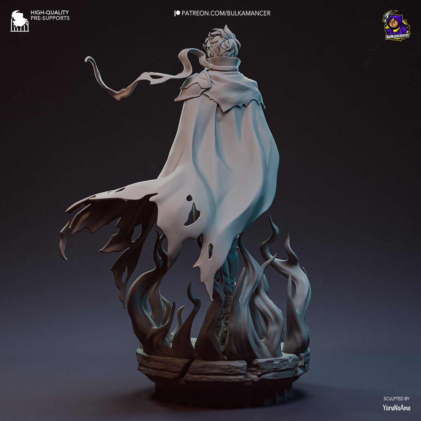 Sung Jin-Woo | 11-Inch Resin Model Kit | DIY Solo Leveling Hunter Extraordinaire