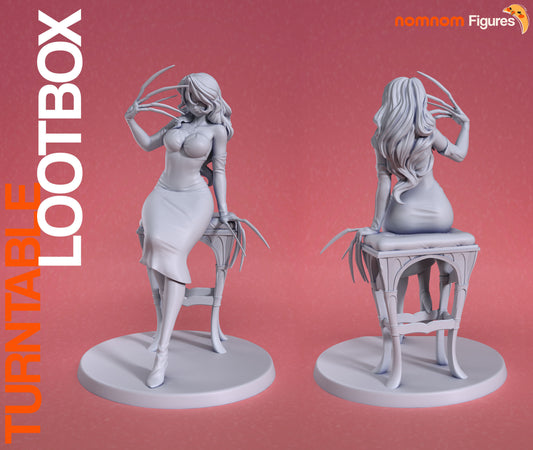 Lust | 7-Inch Resin Model Kit | DIY Fullmetal Alchemist Homunculus