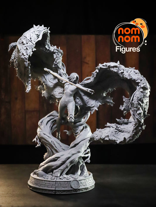 Malenia | 15.5-Inch Resin Model Kit | DIY Elden Ring Goddess of Rot