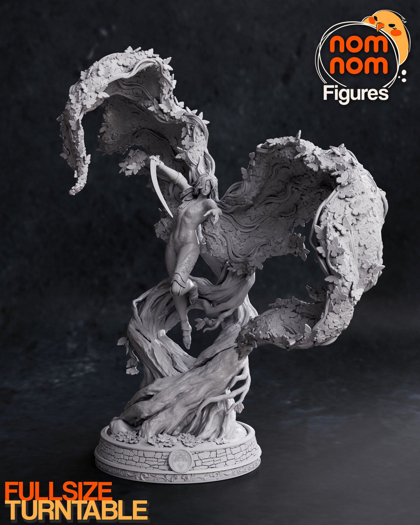 Malenia | 15.5-Inch Resin Model Kit | DIY Elden Ring Goddess of Rot