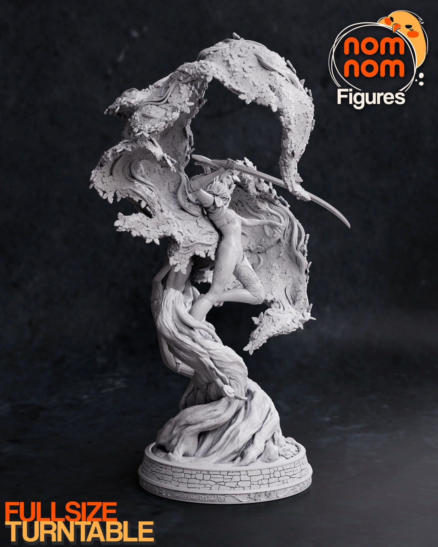 Malenia | 15.5-Inch Resin Model Kit | DIY Elden Ring Goddess of Rot