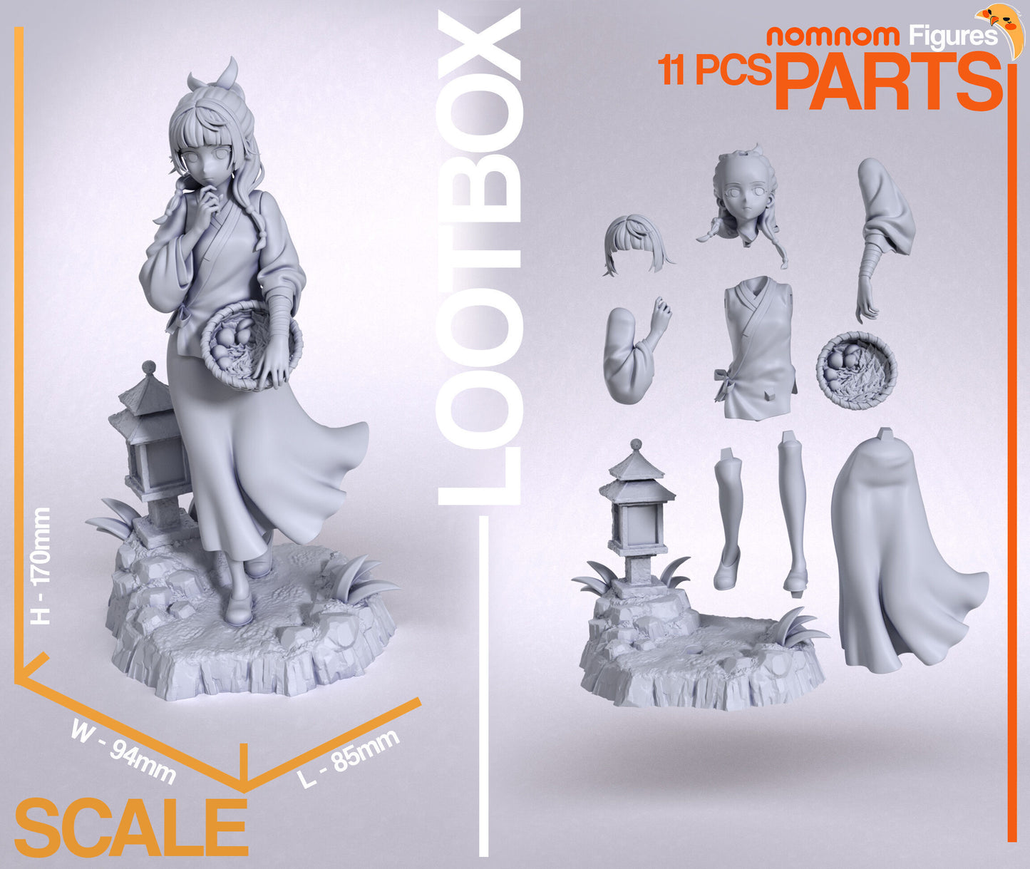Maomao | 6.5-Inch Resin Model Kit | DIY Apothecary Diaries Ingenious Heroine