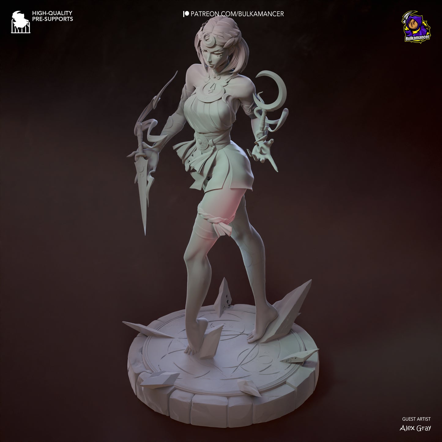 Melinoe | 8.5-Inch Resin Model Kit | Hades II Witch of the Crossroads