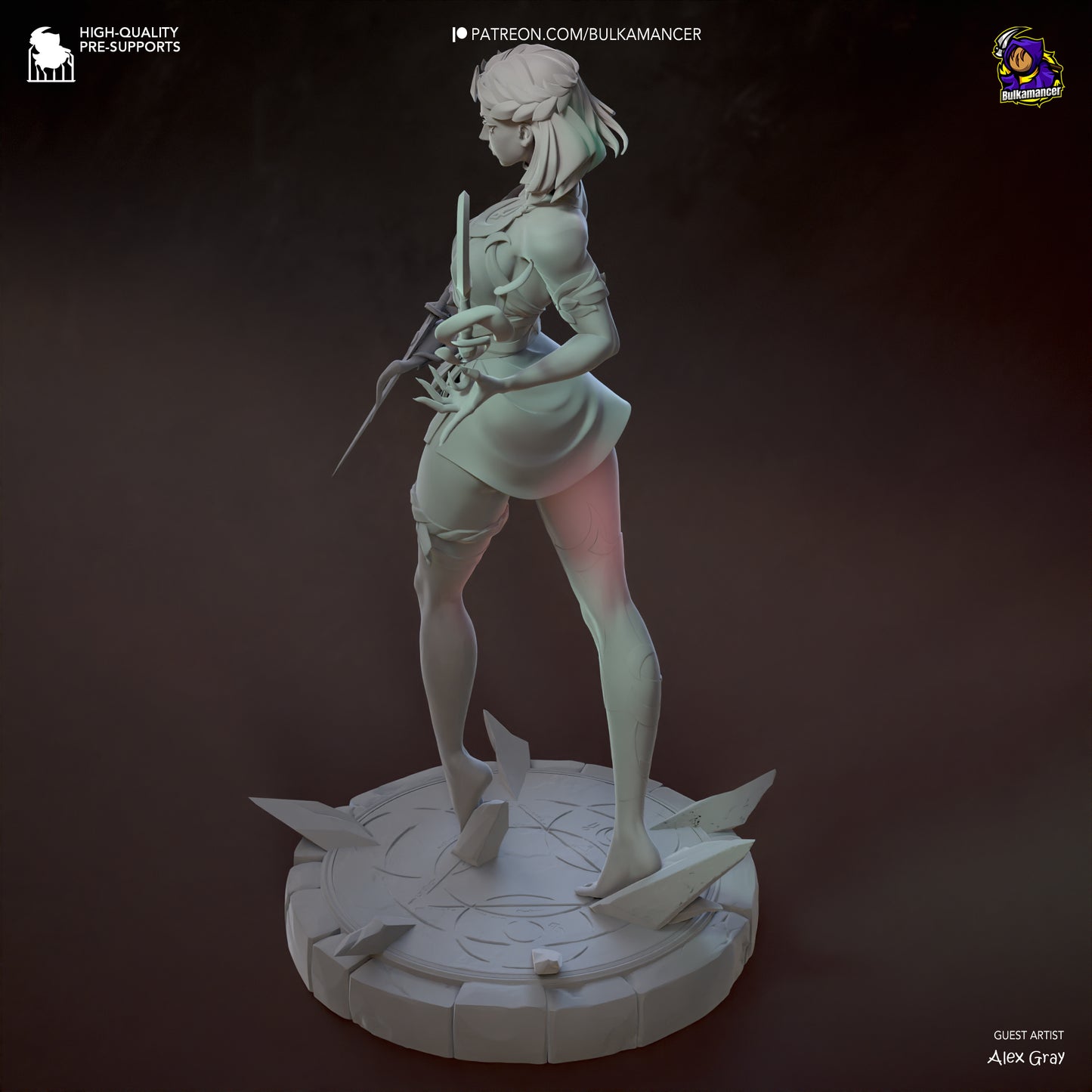 Melinoe | 8.5-Inch Resin Model Kit | Hades II Witch of the Crossroads