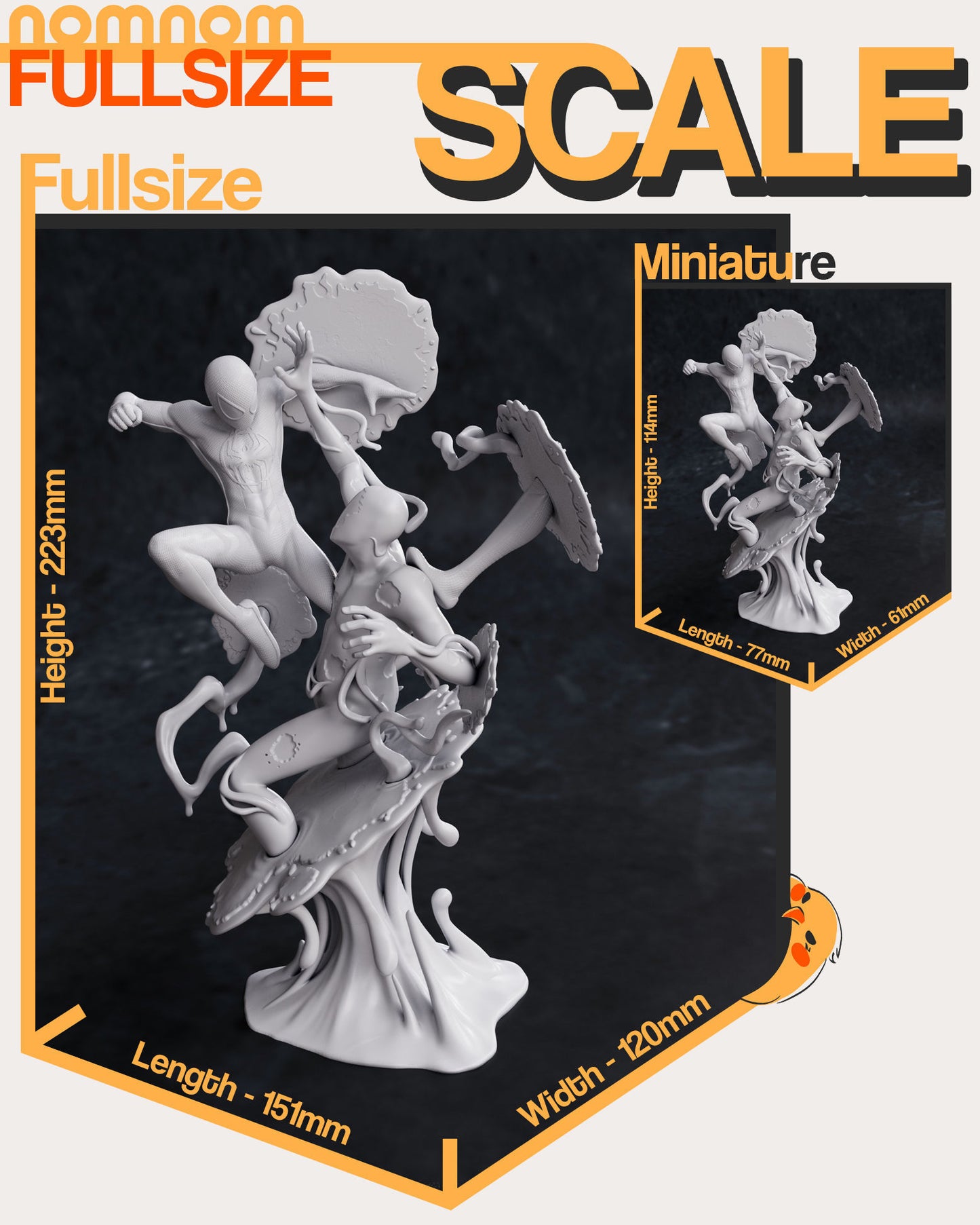 Miles Morales | 9-Inch Resin Model Kit | DIY Spider-Verse Web-Slinger
