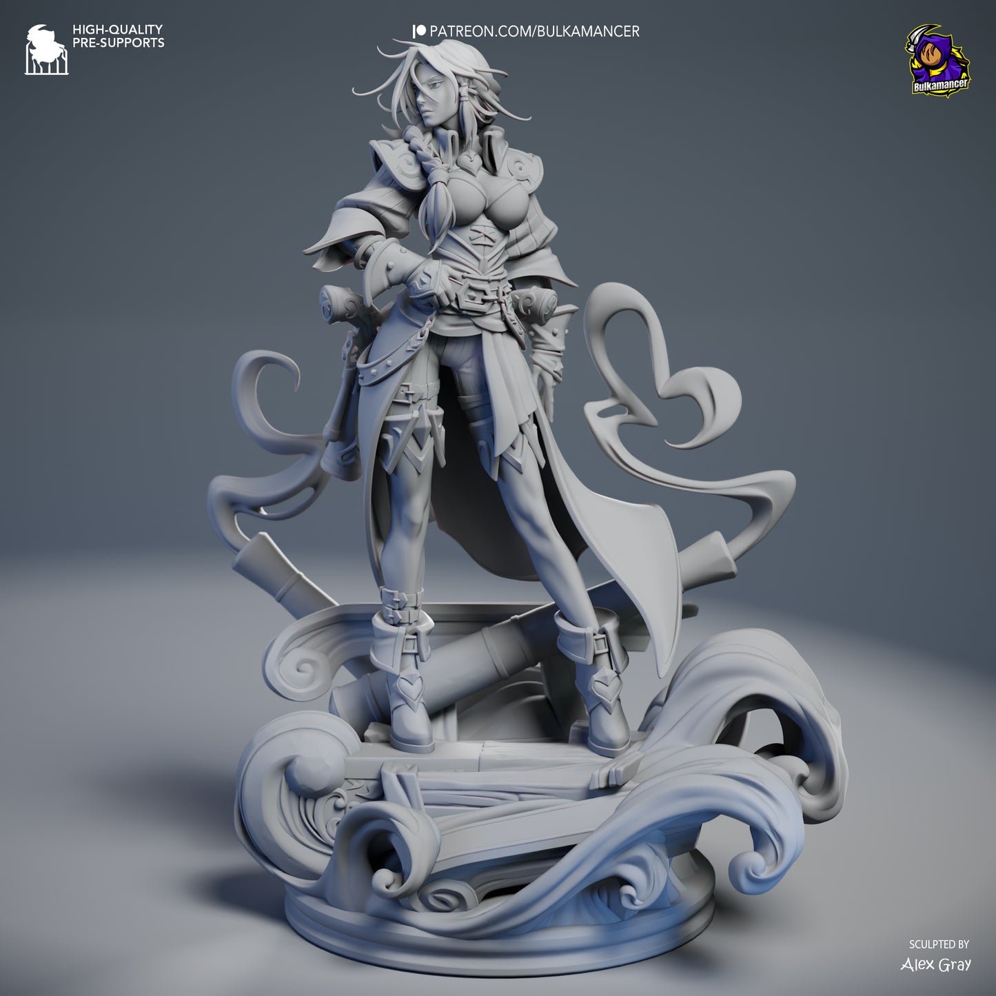 Miss Fortune | 11-Inch Resin Model Kit | League of Legends Pirate Bounty Hunter