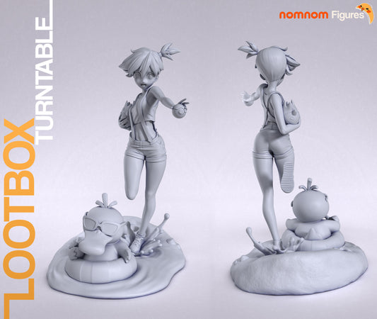 Misty | 8-Inch Resin Model Kit | DIY Pokémon Water-Type Trainer