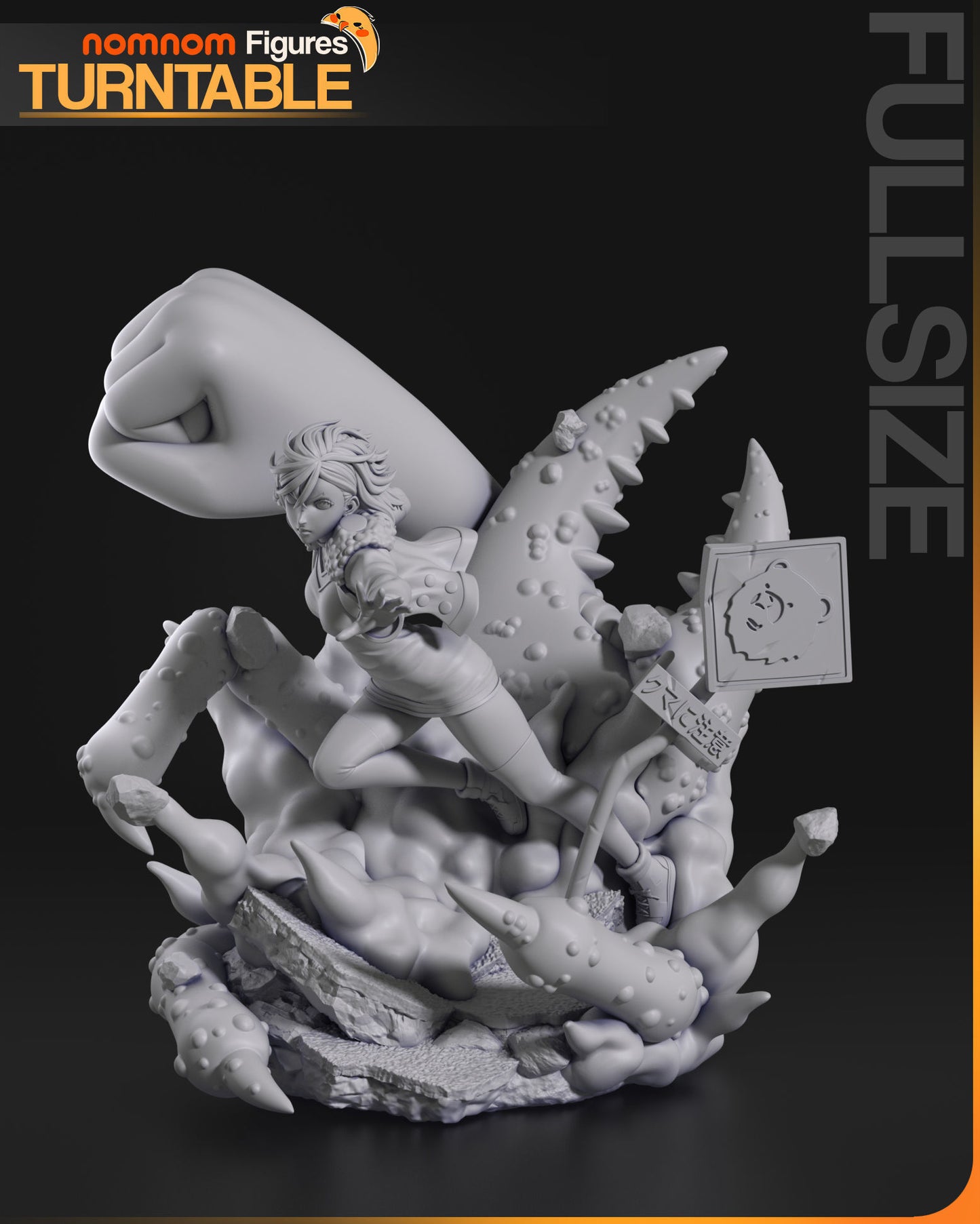 Momo Ayase | Resin Model or Bust Kit | DIY DanDaDan Psychic Warrior
