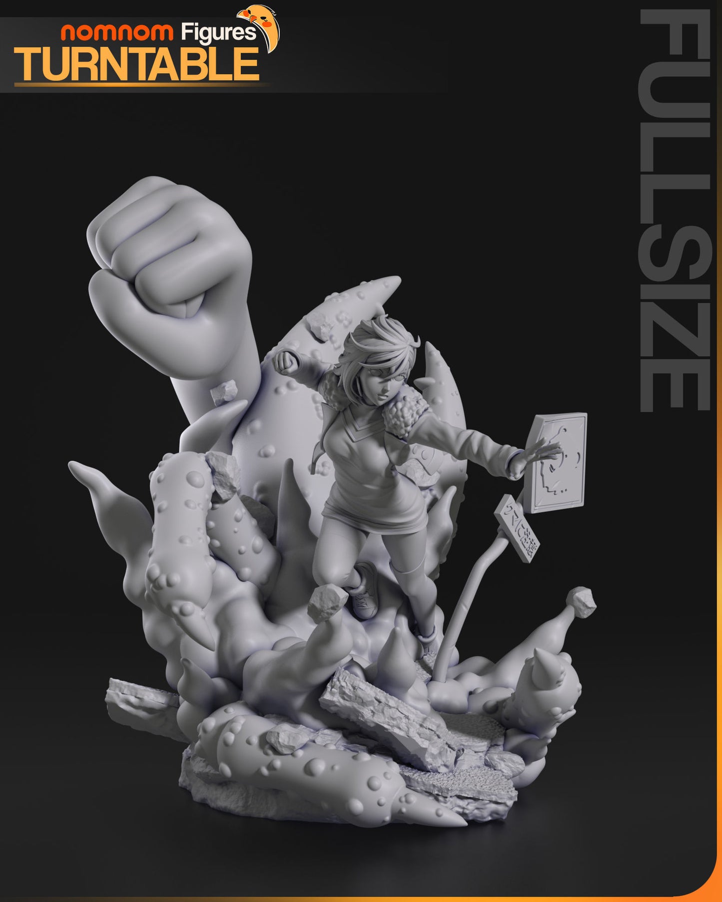 Momo Ayase | Resin Model or Bust Kit | DIY DanDaDan Psychic Warrior