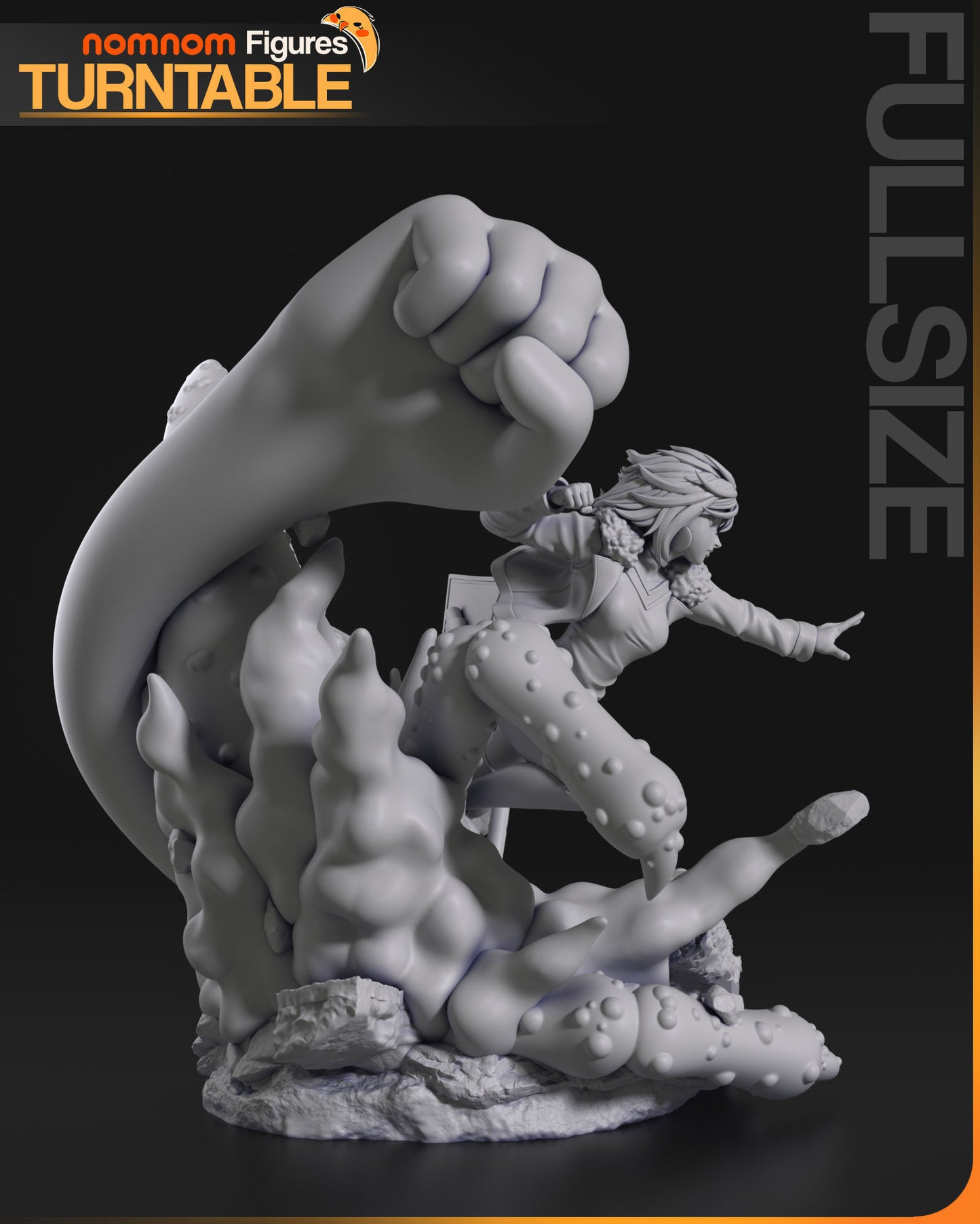 Momo Ayase | Resin Model or Bust Kit | DIY DanDaDan Psychic Warrior