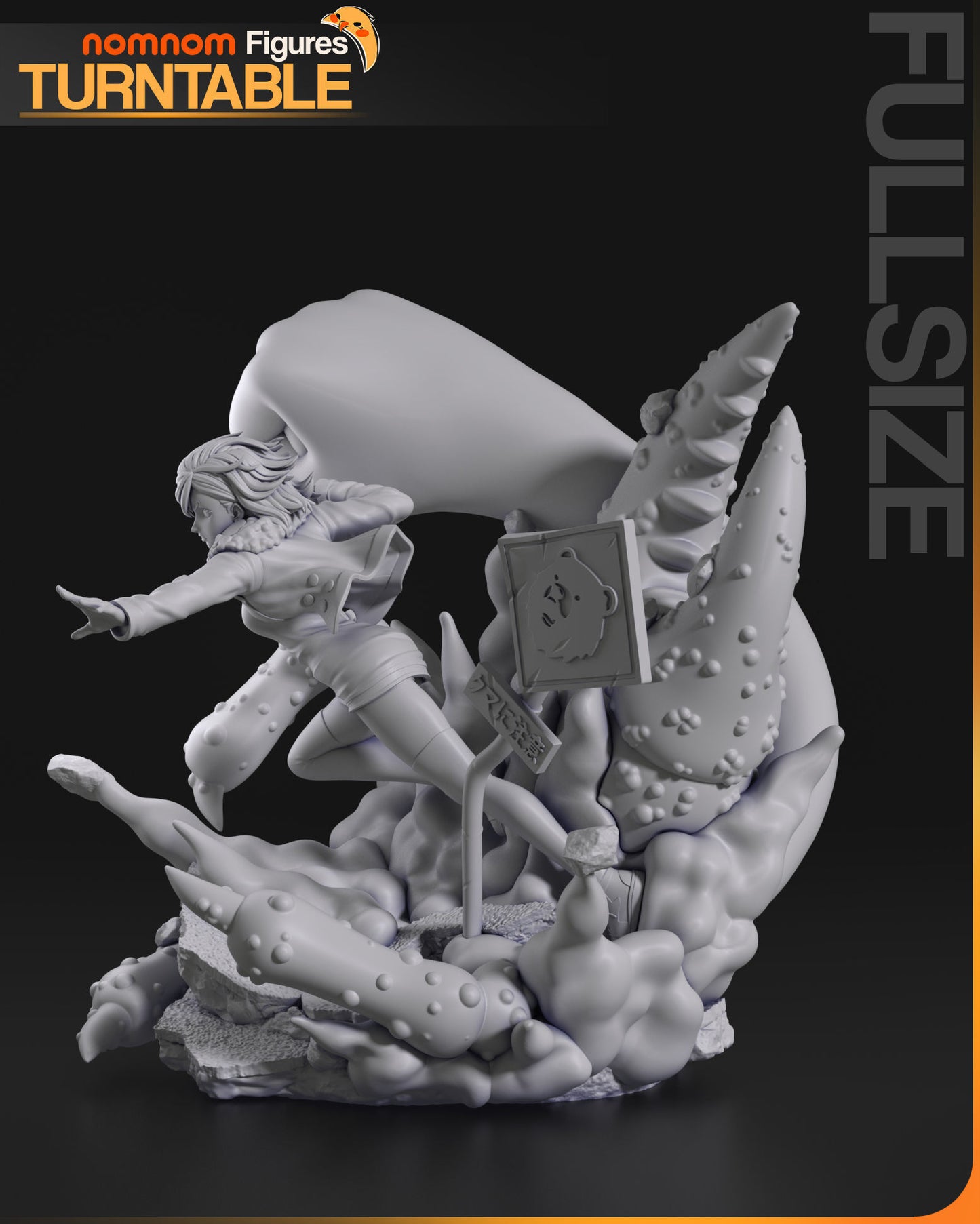 Momo Ayase | Resin Model or Bust Kit | DIY DanDaDan Psychic Warrior