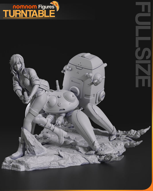 Motoko Kusanagi | Resin Model or Bust Kit | DIY Ghost in the Shell Cyborg