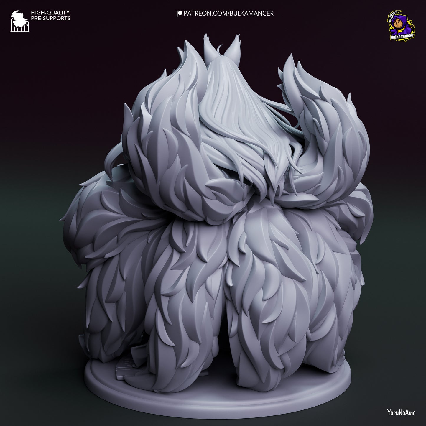 Musashi | 9.5-Inch Resin Model Kit | Nine-Tailed Flagbearer of the Sakura Empire