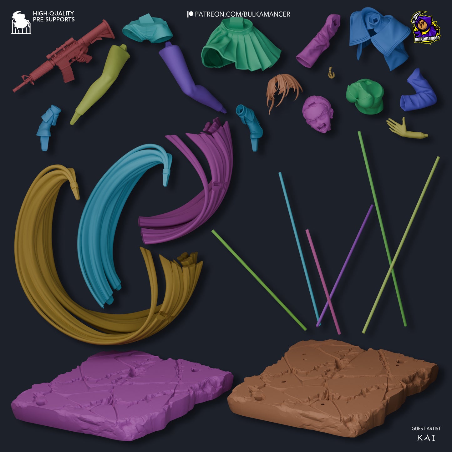 Naima | 7-Inch Resin Model Kit | Usseewa song by Ado Anthem