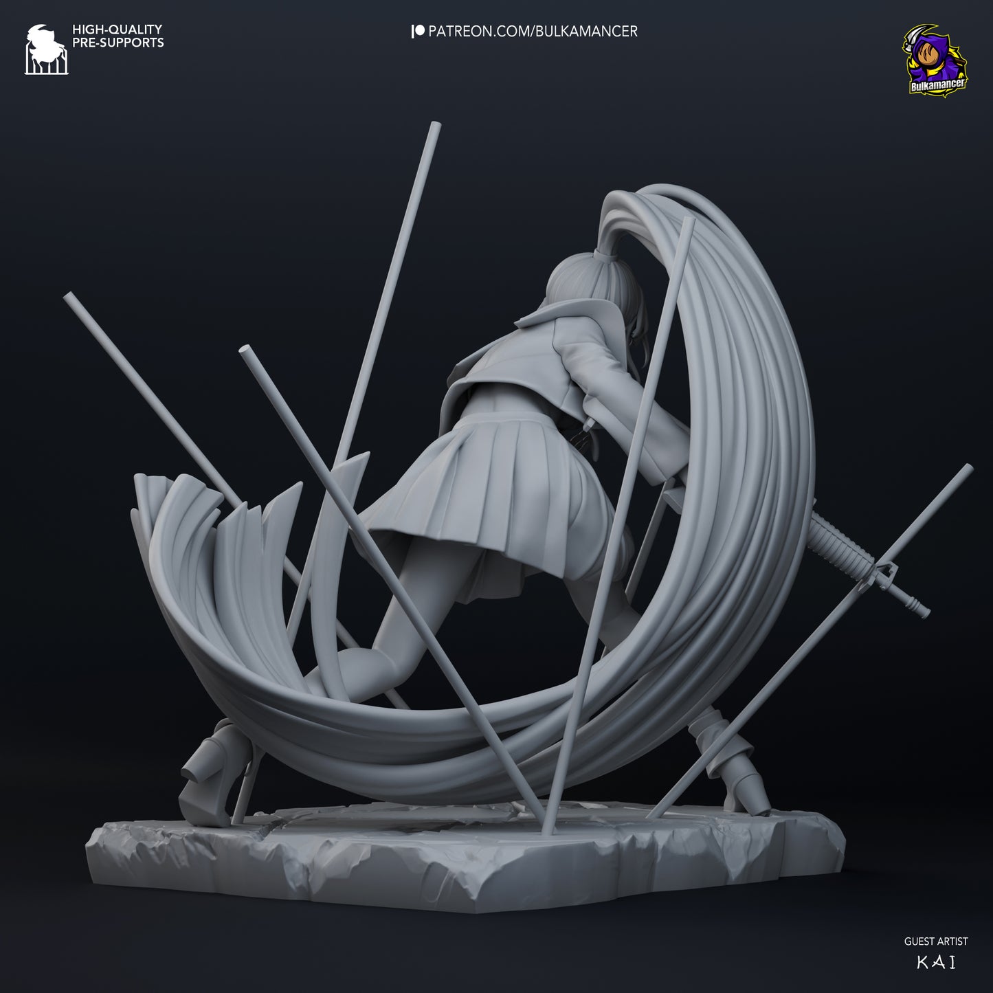 Naima | 7-Inch Resin Model Kit | Usseewa song by Ado Anthem