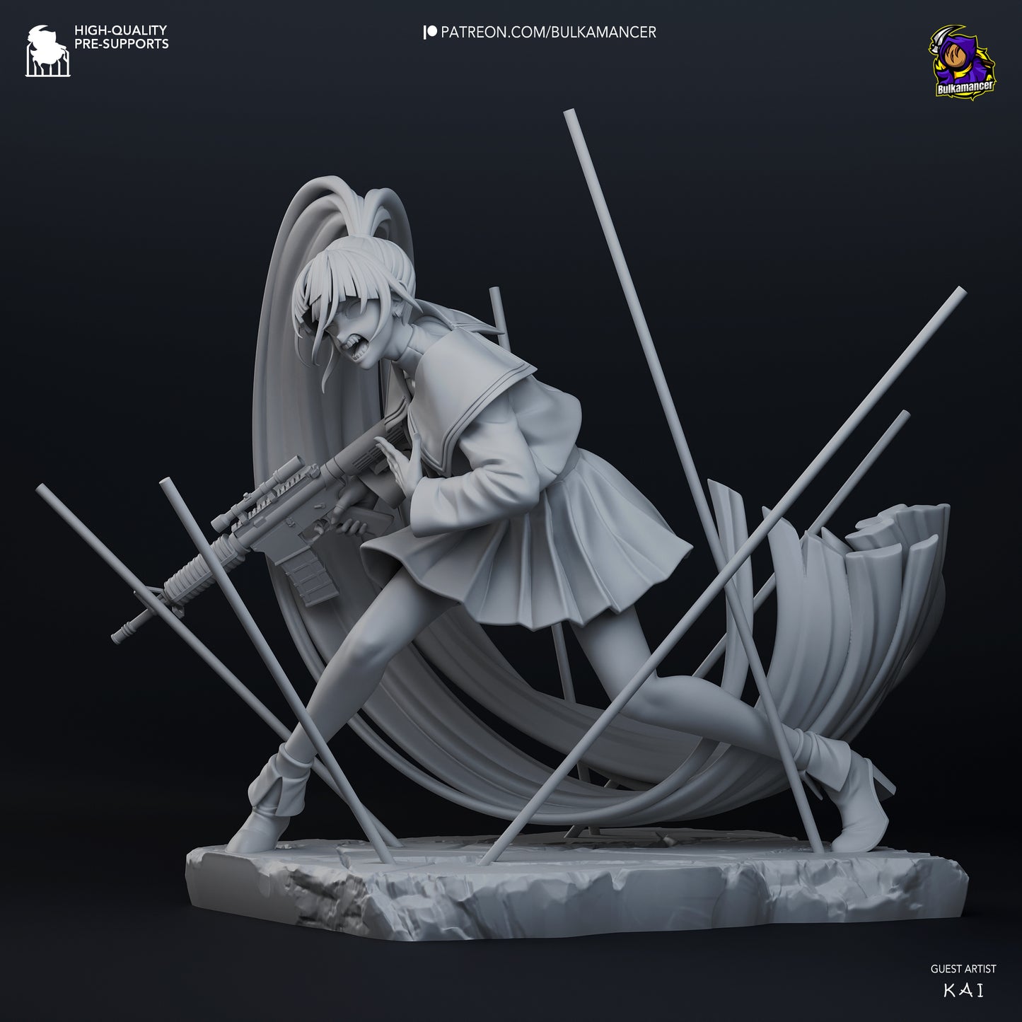 Naima | 7-Inch Resin Model Kit | Usseewa song by Ado Anthem