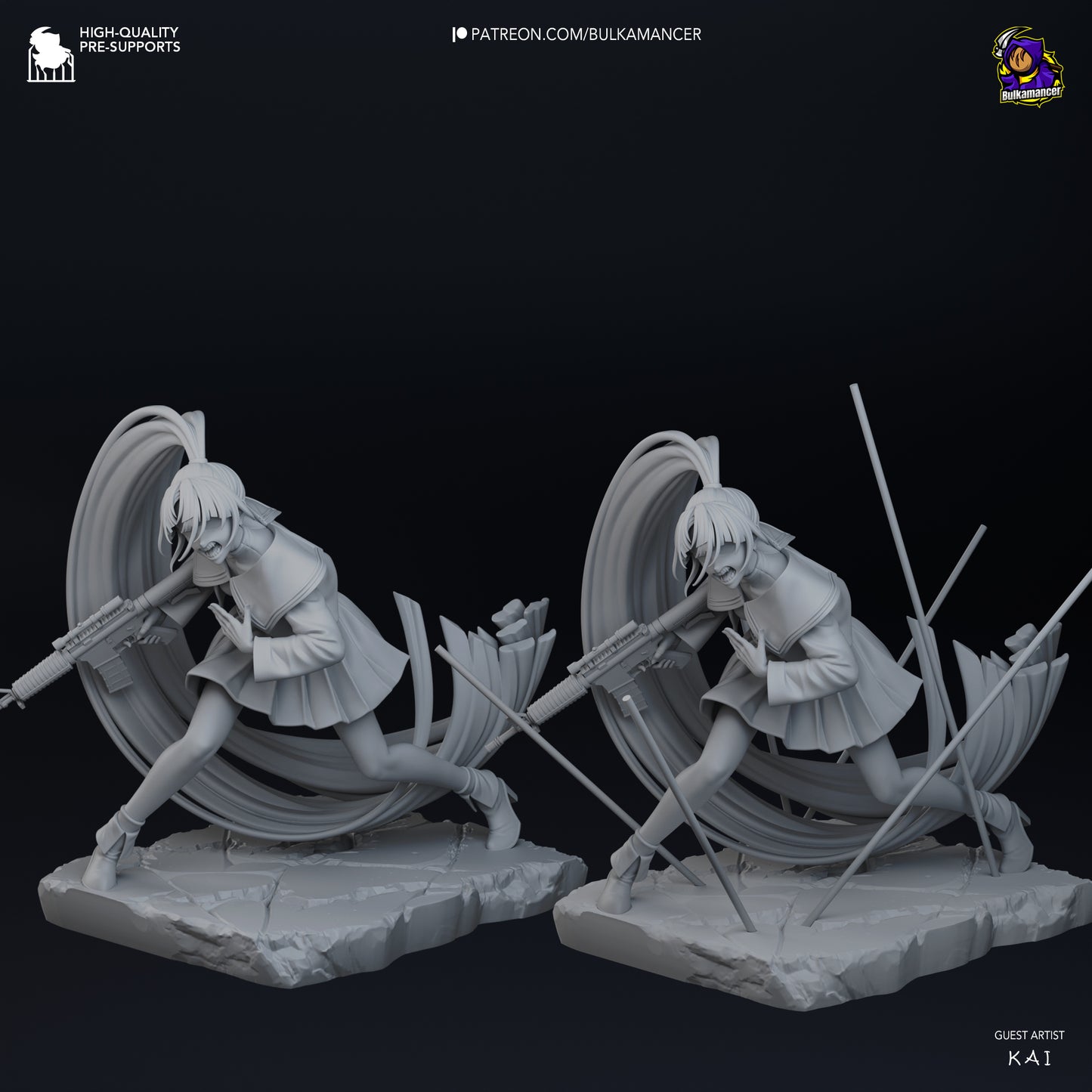 Naima | 7-Inch Resin Model Kit | Usseewa song by Ado Anthem