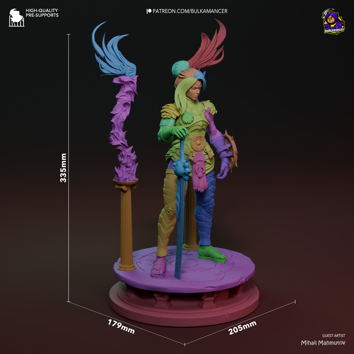 Nemesis | 13-Inch Resin Model Kit | Hades II Goddess of Retribution