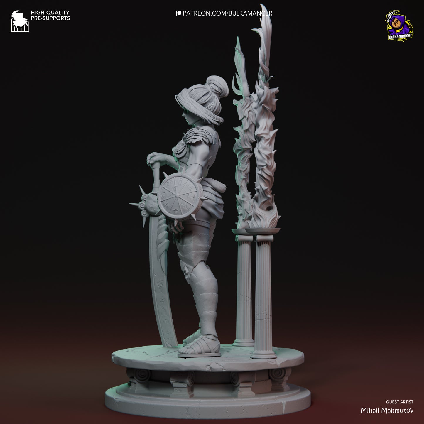 Nemesis | 13-Inch Resin Model Kit | Hades II Goddess of Retribution
