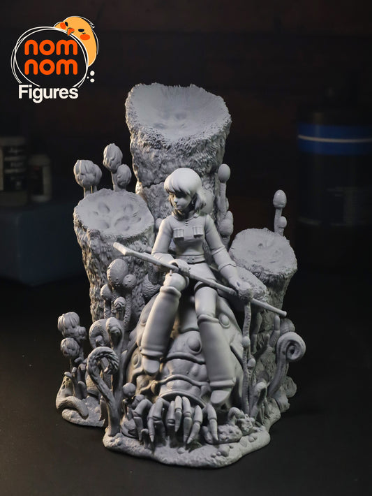Nausicaa | 9-Inch Resin Model Kit | DIY Ghibli Environmental Warrior