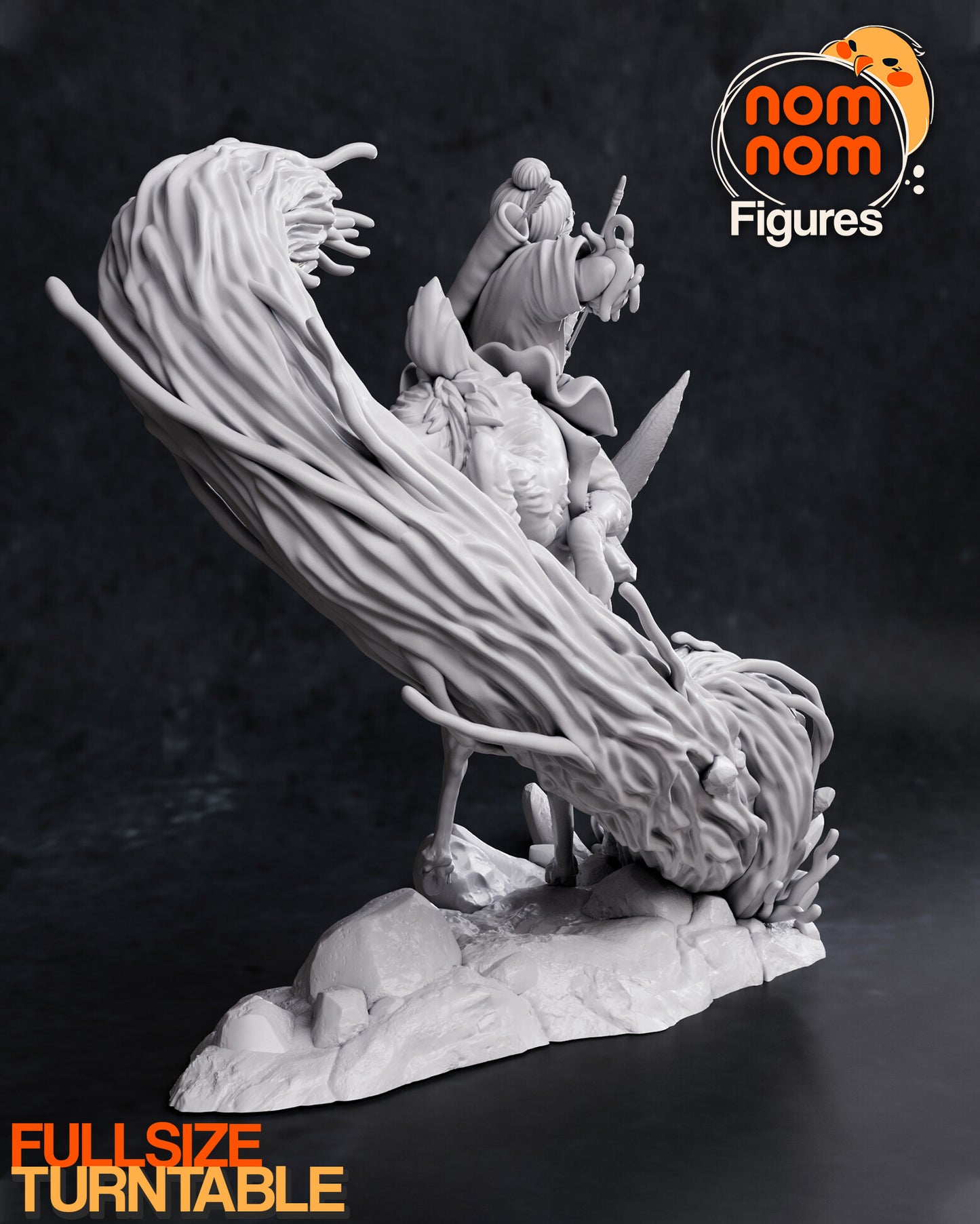Ashitaka | 9.5-Inch Resin Model Kit | DIY Princess Mononoke Cursed Prince