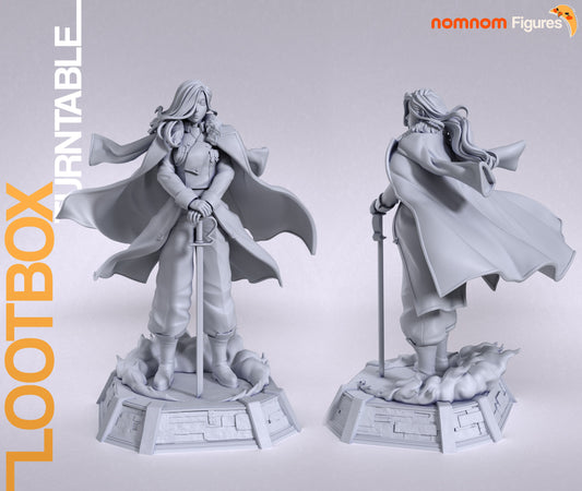 Olivier Armstrong | 8.5-Inch Resin Model Kit | DIY Fullmetal Alchemist Officer