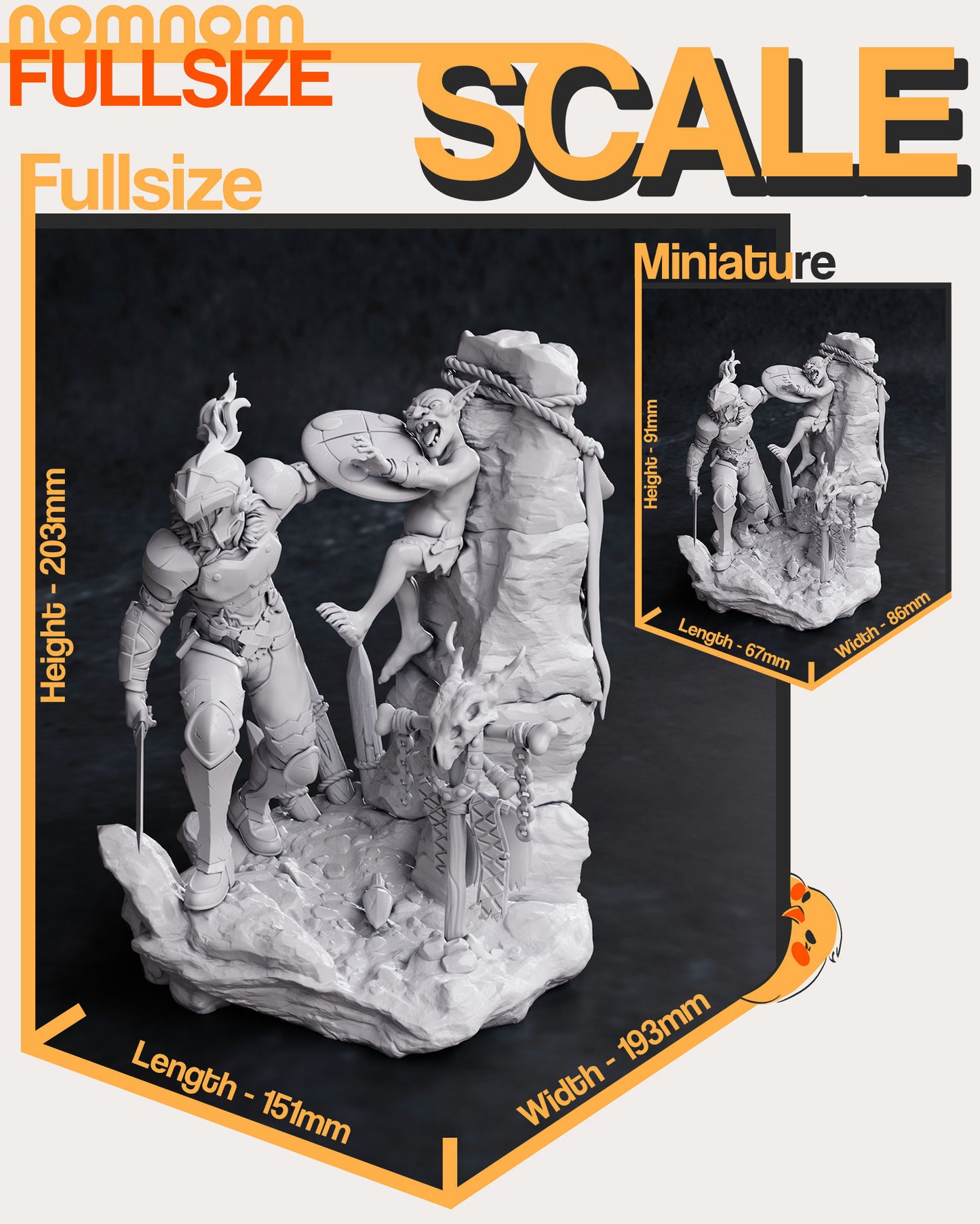Orcbolg | 8-Inch Resin Model Kit | DIY Goblin Slayer Specialist