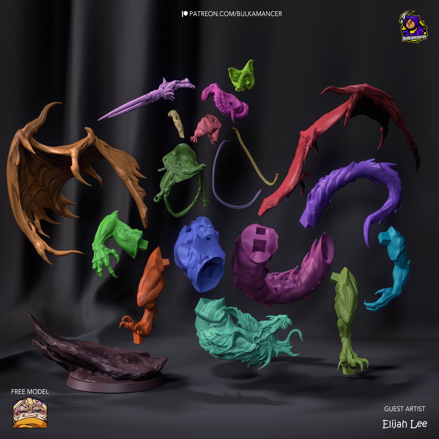Palico Dragon-Rider | 9-Inch Resin Model Kit | Monster Hunter Felyne