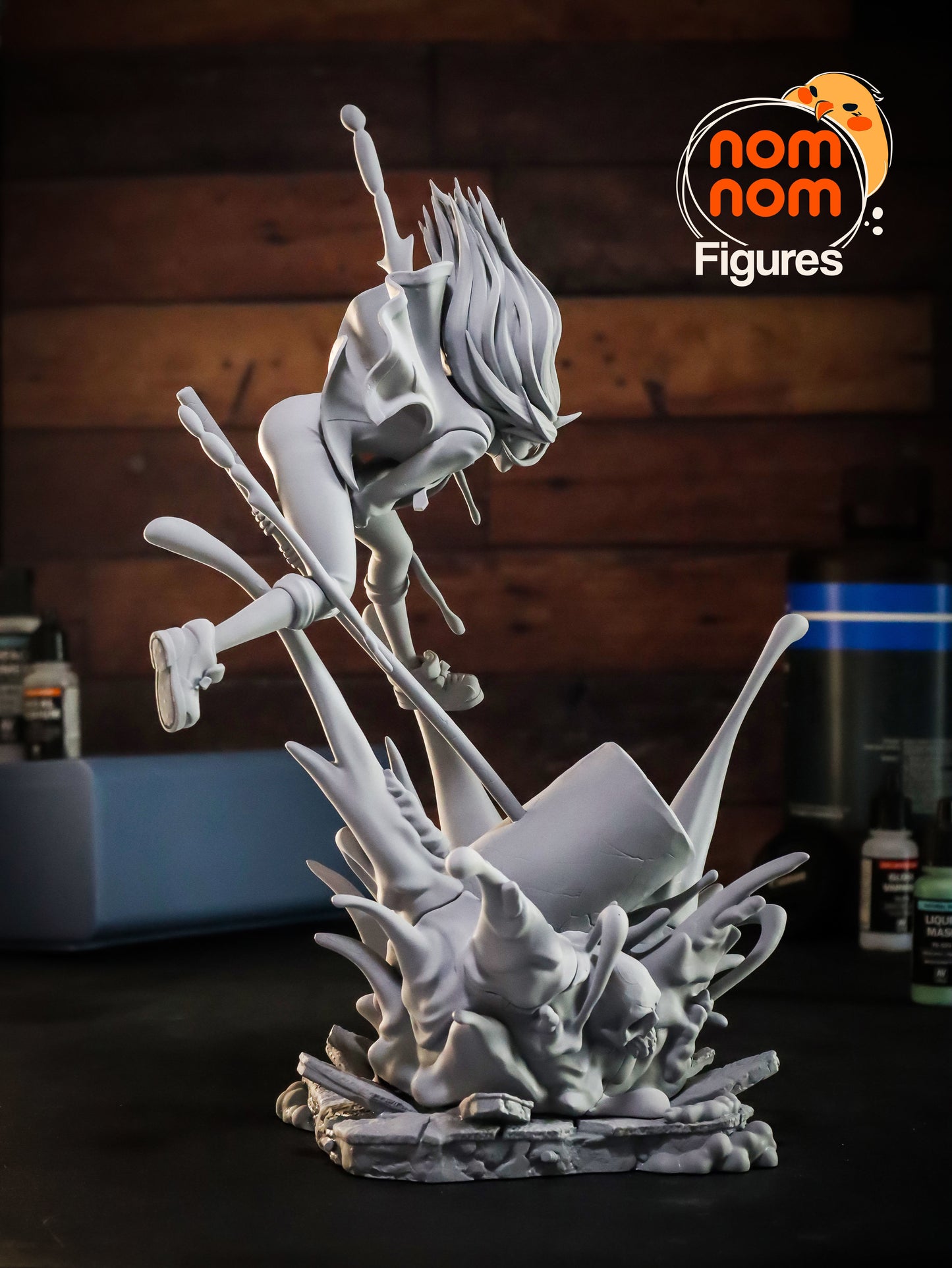 Power | 11.5-Inch Resin Model Kit | DIY Chainsaw Man Blood Fiend