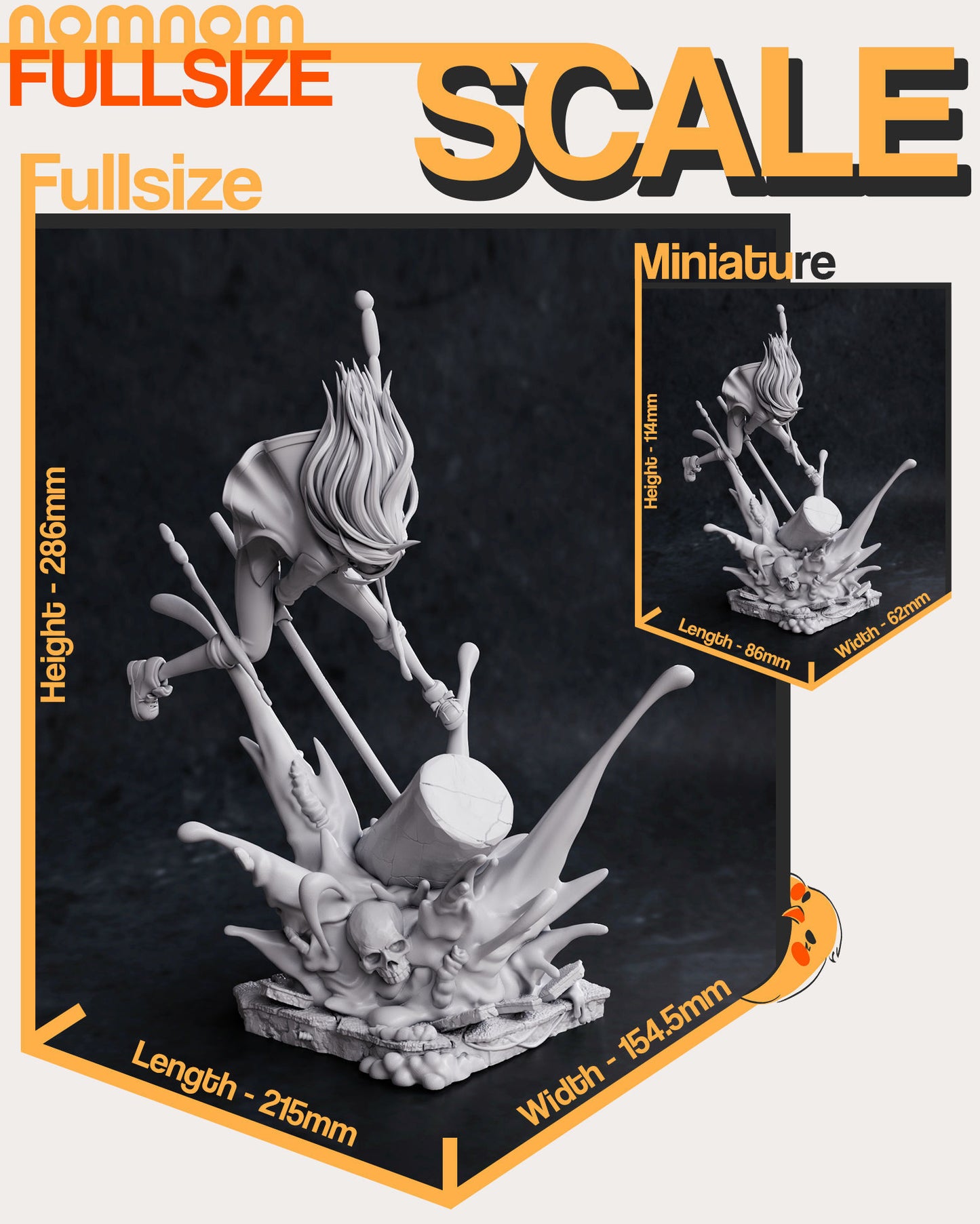 Power | 11.5-Inch Resin Model Kit | DIY Chainsaw Man Blood Fiend