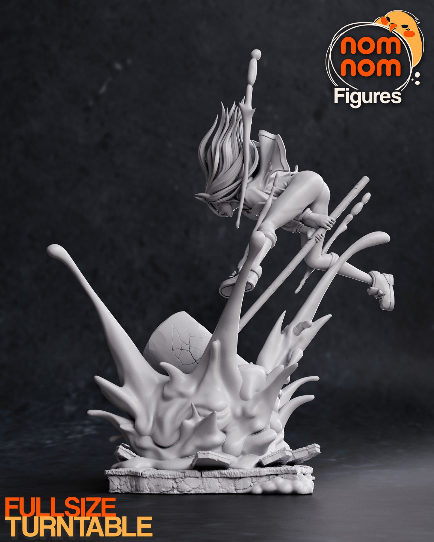 Power | 11.5-Inch Resin Model Kit | DIY Chainsaw Man Blood Fiend