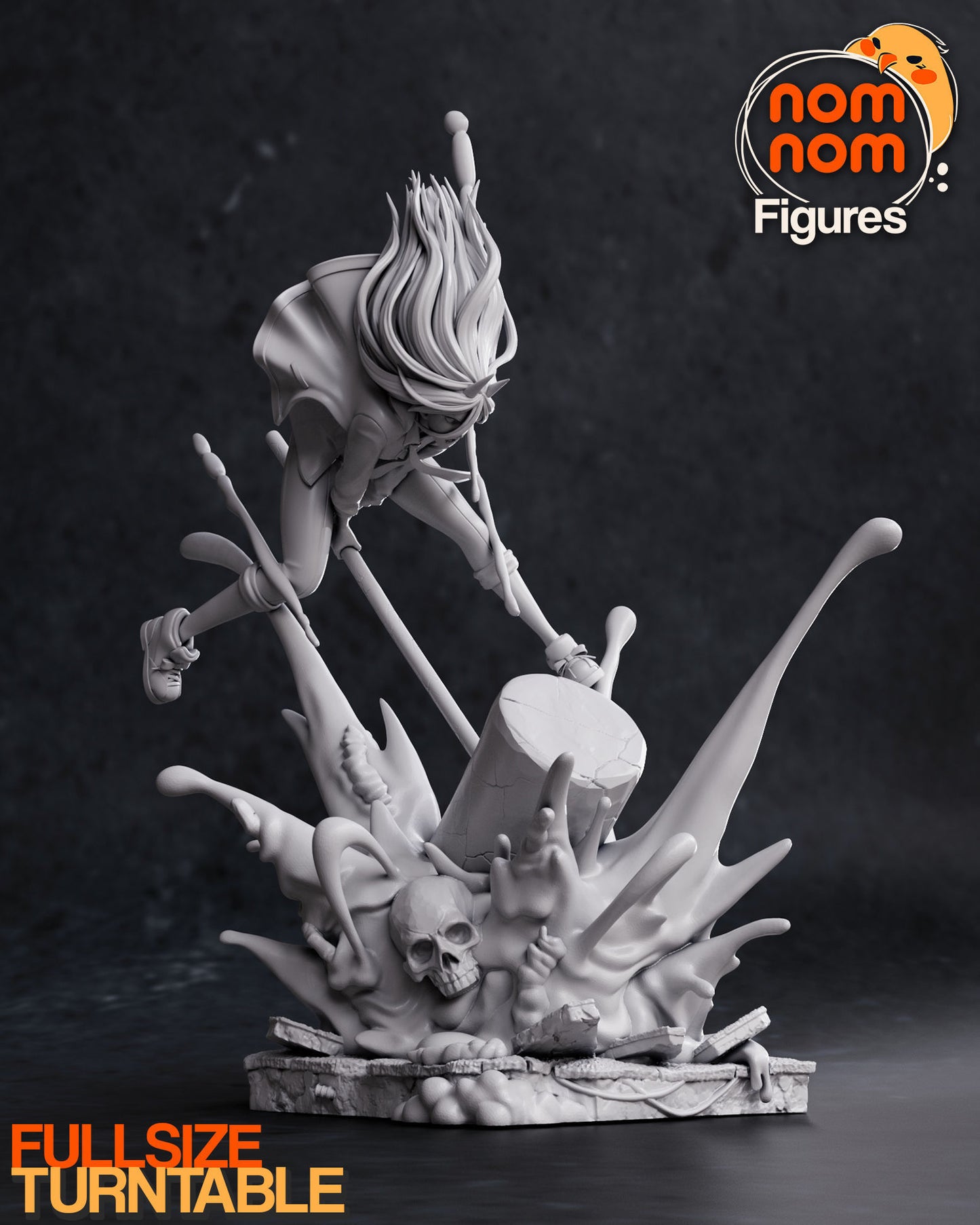 Power | 11.5-Inch Resin Model Kit | DIY Chainsaw Man Blood Fiend