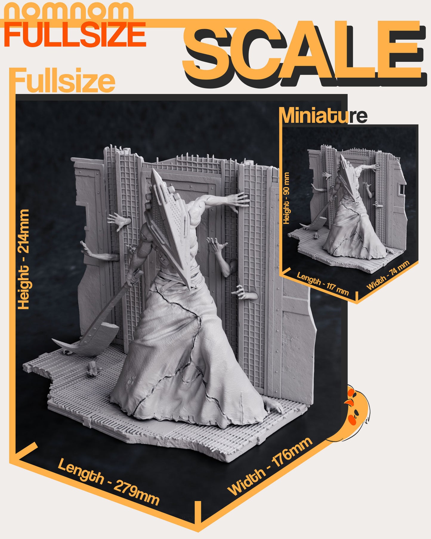 Pyramid Head | Resin Model or Bust Kit | DIY Silent Hill Executioner