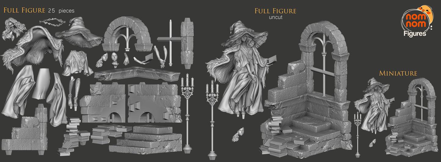 Ranni the Witch | 9.5-Inch Resin Model Kit | Elden Ring Four-Armed Sorceress