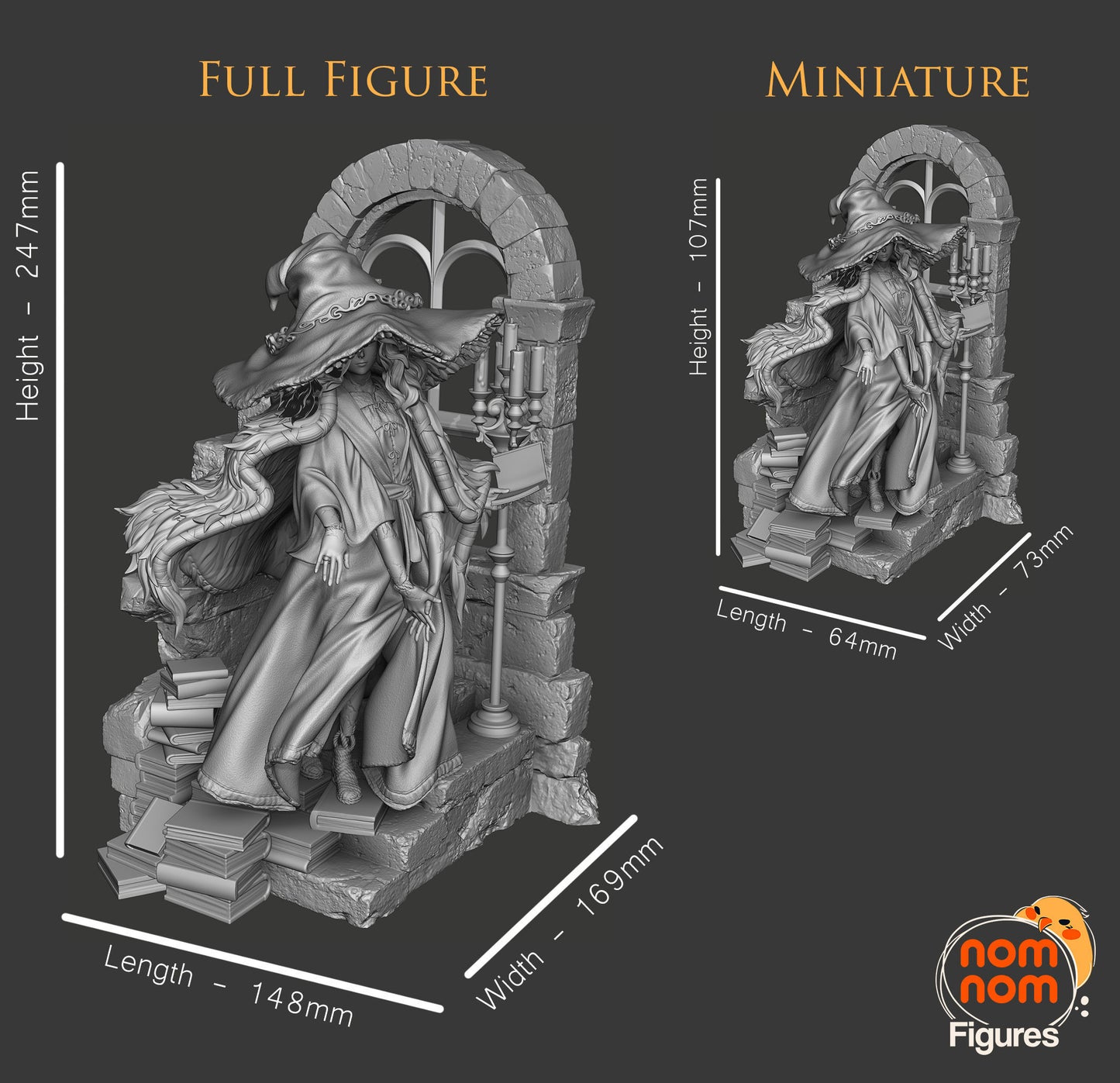 Ranni the Witch | 9.5-Inch Resin Model Kit | Elden Ring Four-Armed Sorceress