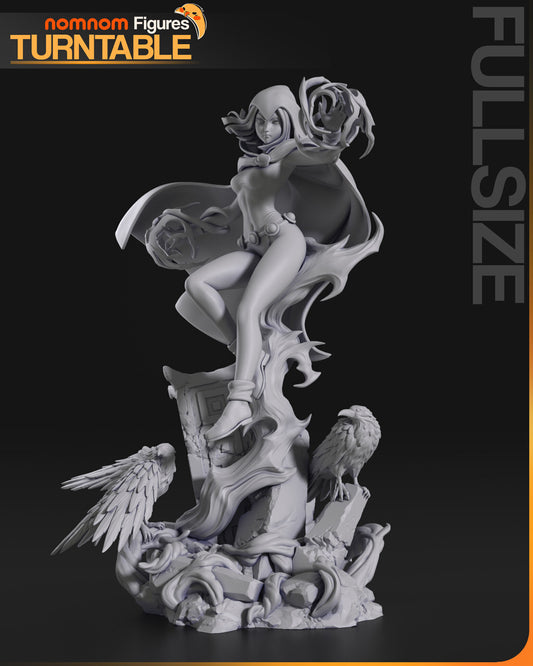 Raven | Resin Model or Bust Kit | DIY Teen Titans Dark Sorceress
