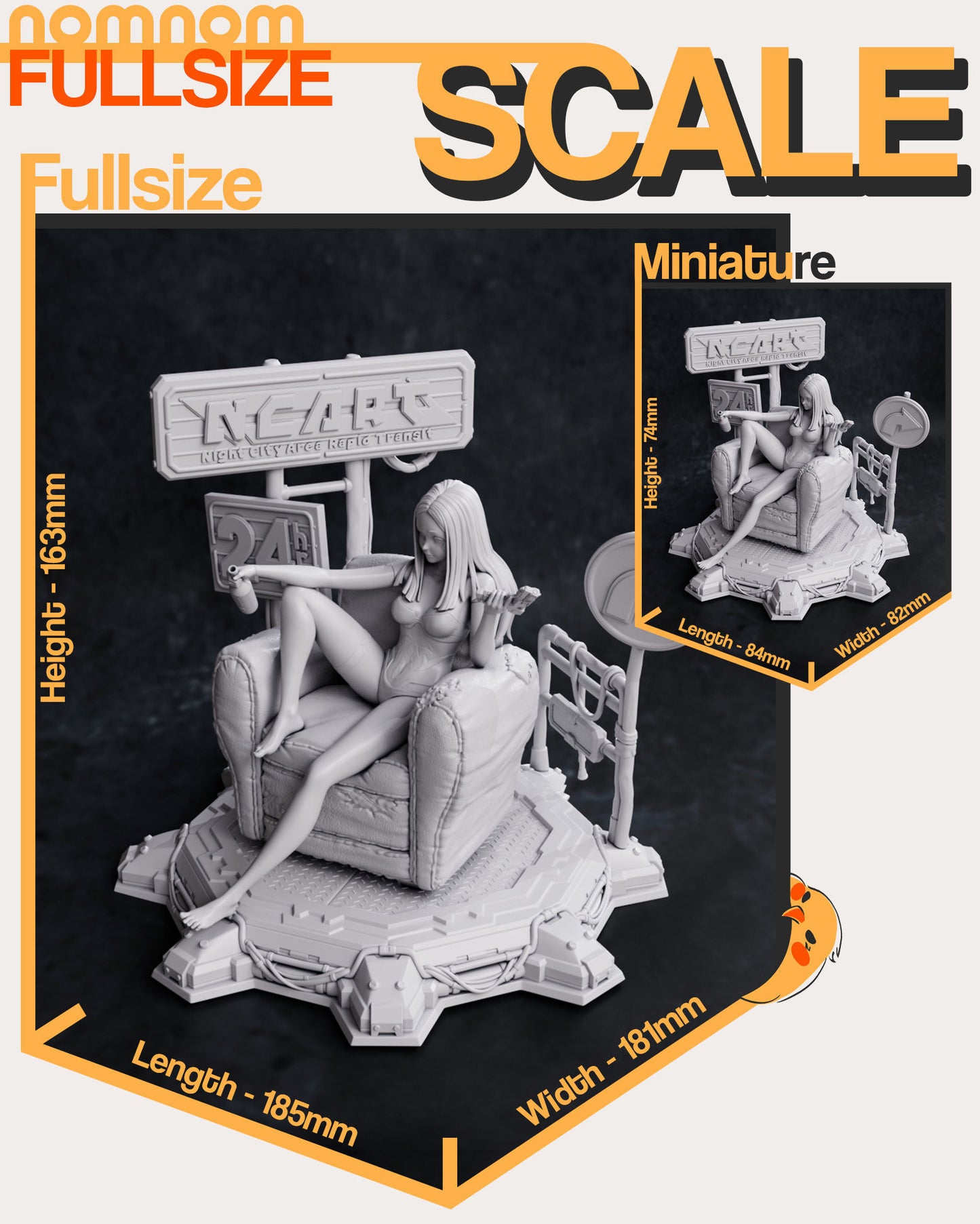 Rebecca | 6.5-Inch Resin Model Kit | DIY Cyberpunk Edgerunners Netrunner