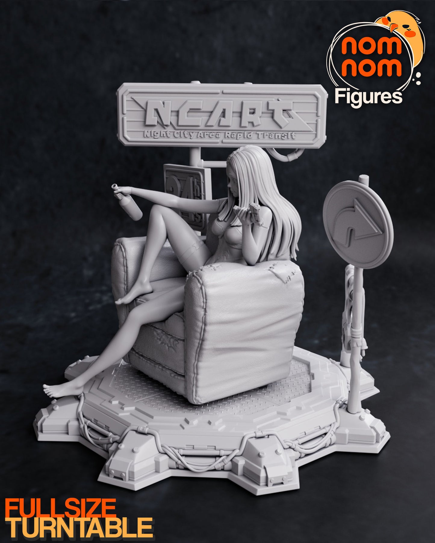 Rebecca | 6.5-Inch Resin Model Kit | DIY Cyberpunk Edgerunners Netrunner