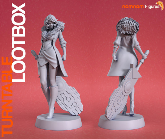 Red | 3-Inch Resin Model Kit | DIY Transistor Silent Songstress