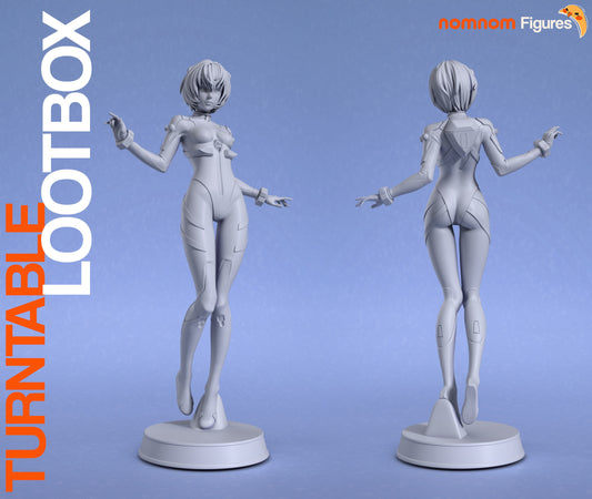 Rei Ayanami | 7.5-Inch Resin Model Kit | DIY Neon Genesis Evangelion Pilot
