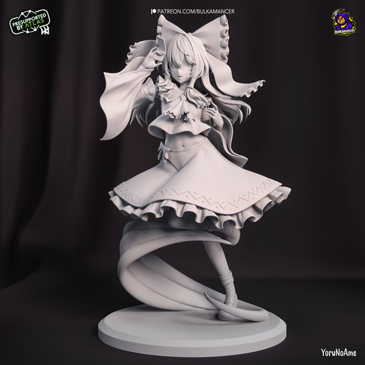 Reimu Hakurei | 8.5-Inch Resin Model Kit | Touhou Project - Shrine Maiden of Fantasy Land