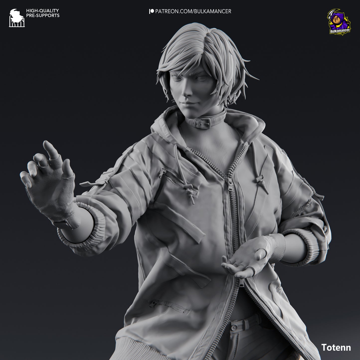 Reina | 9.5-Inch Resin Model Kit | Tekken 8 Purple Lightning