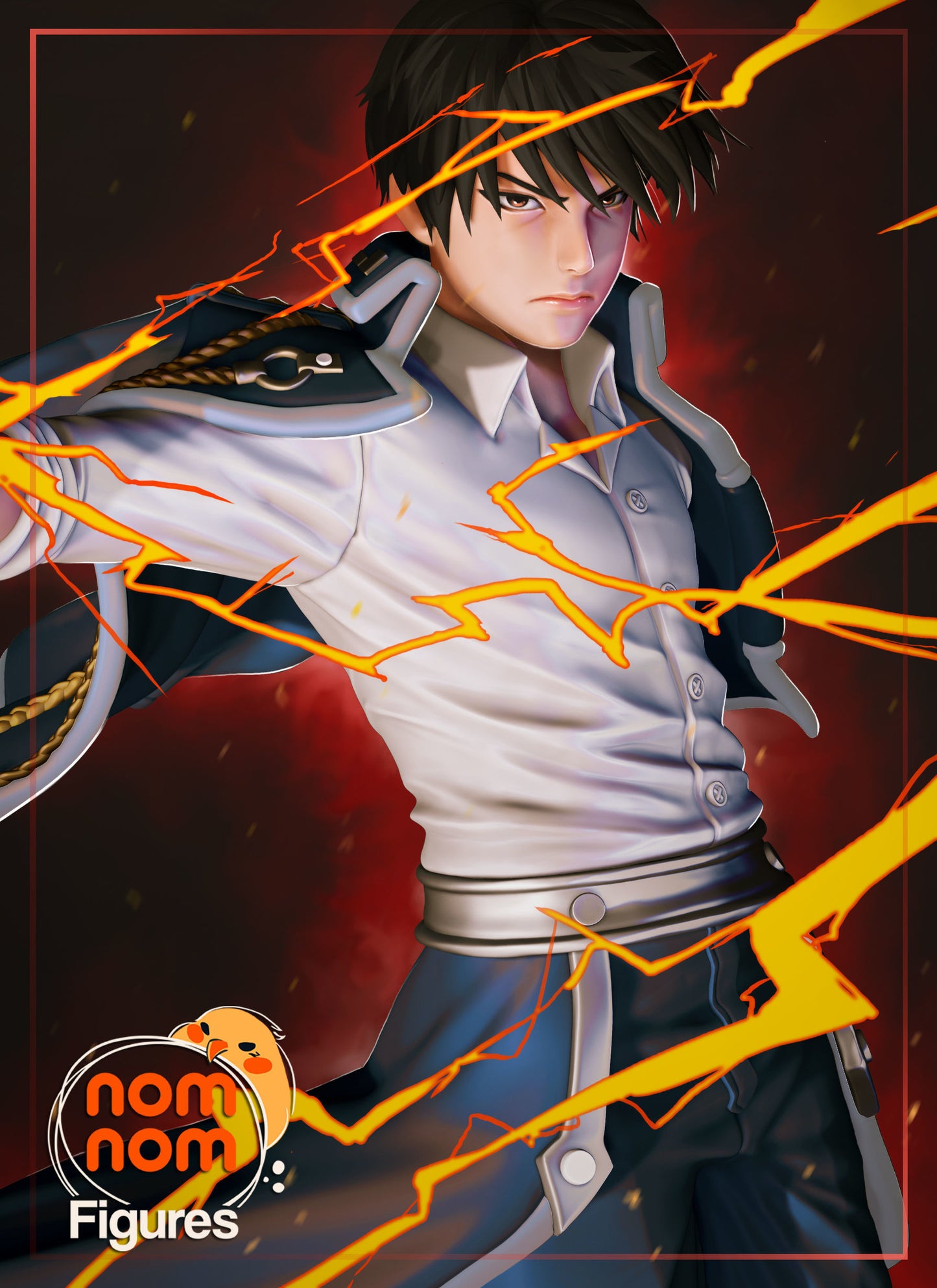 Roy Mustang | 7-Inch Resin Model Kit | DIY Fullmetal Alchemist Flame Alchemist