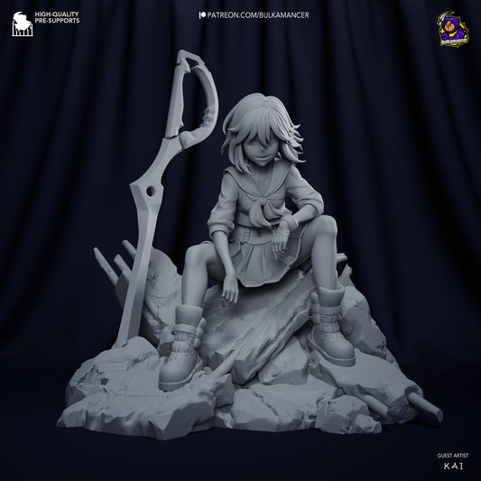 Ryuko Matoi | 7-Inch Resin Model Kit | DIY Kill La Kill Scissor Blade Rebel