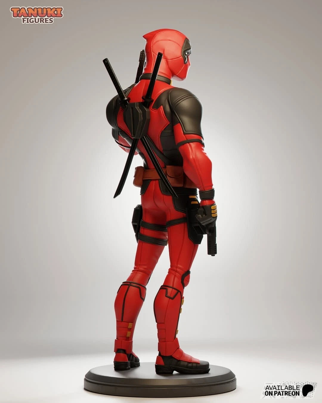 Deadpool | 6-Inch Resin Model Kit | Toon-Style Chaotic Merc