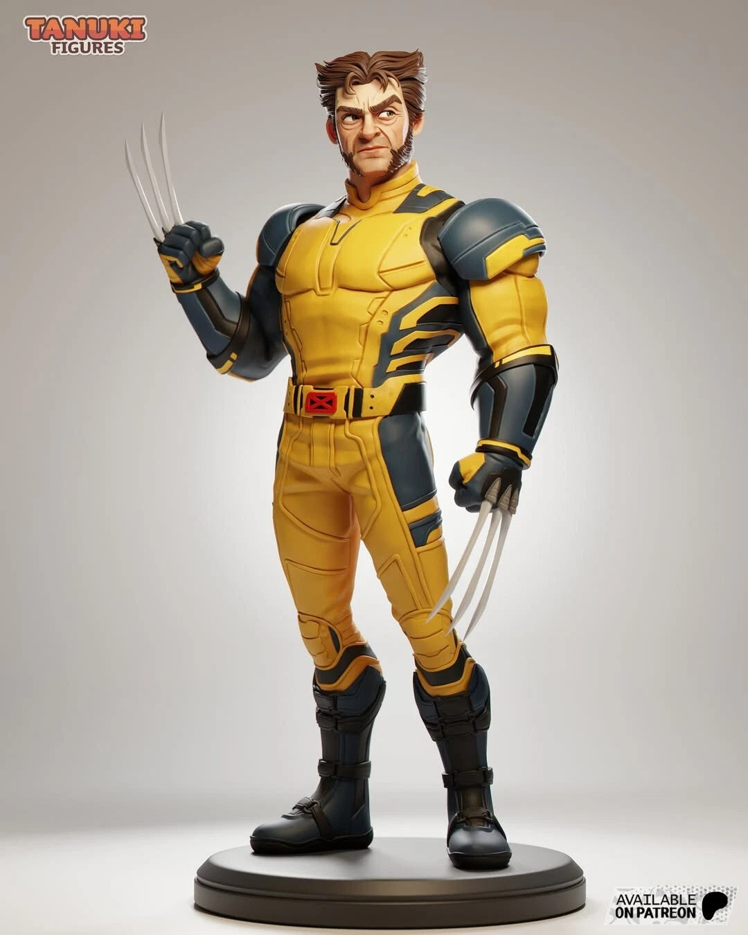 Wolverine | 6-Inch Resin Model Kit | Toon-Style Xmen Berserker Mutant