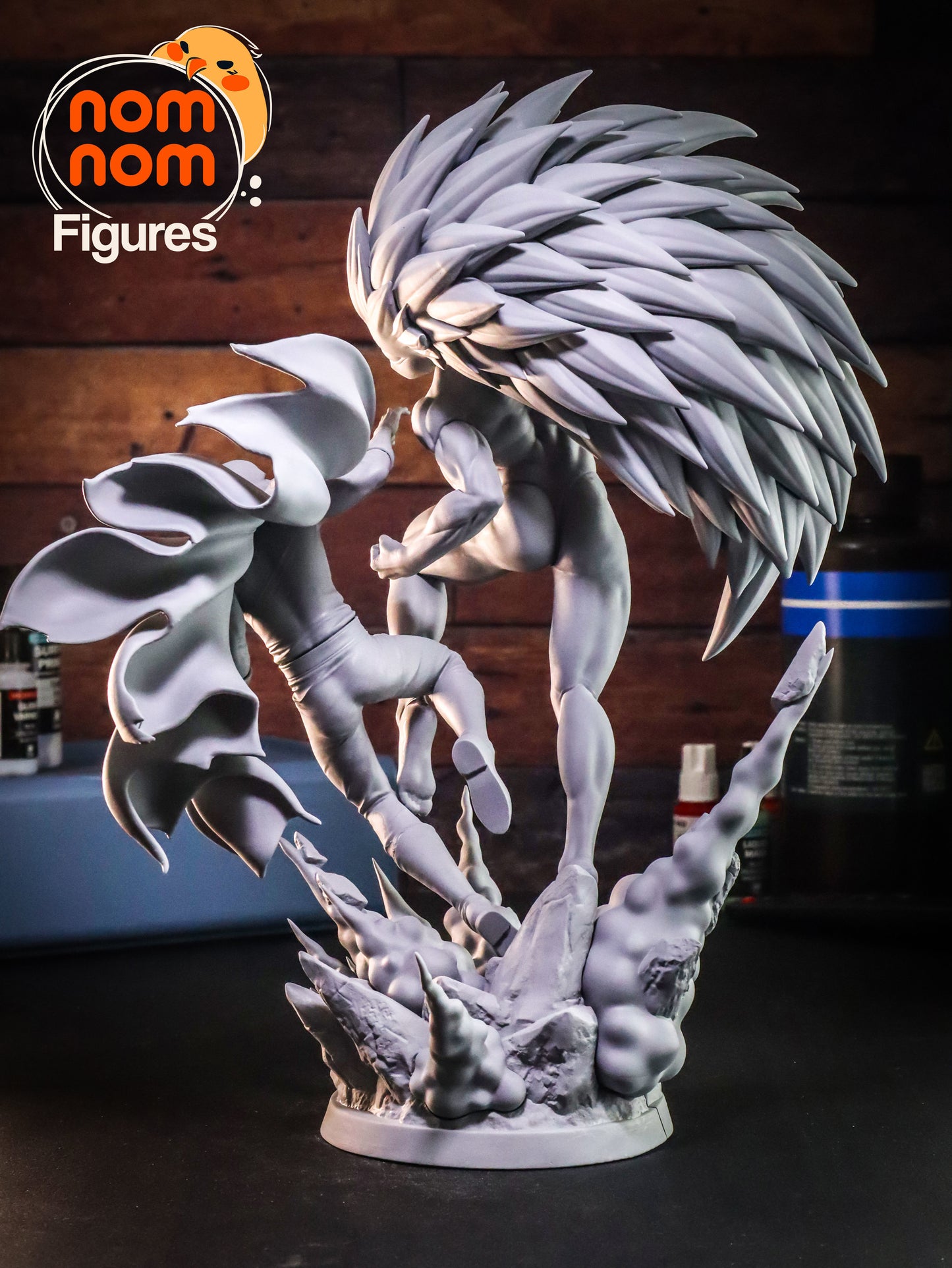 Saitama vs Boros | 12.5-Inch Resin Model Kit | DIY One Punch Man Epic Showdown