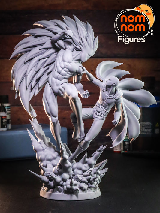 Saitama vs Boros | 12.5-Inch Resin Model Kit | DIY One Punch Man Epic Showdown