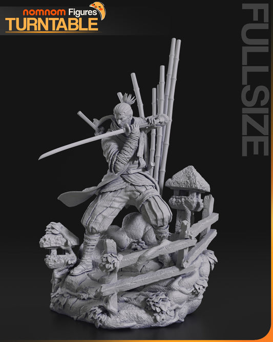 Sekiro | Resin Model or Bust Kit | DIY Sekiro: Shadows Die Twice Warrior